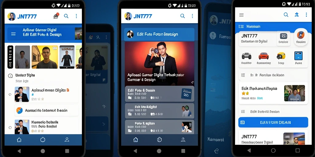 Antarmuka pengguna <strong>JNT777</strong> yang intuitif dan menarik untuk edit foto.