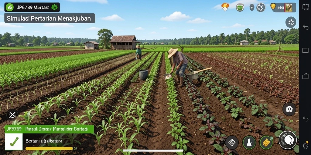Tampilan antarmuka JP6789 yang menyenangkan dan interaktif.