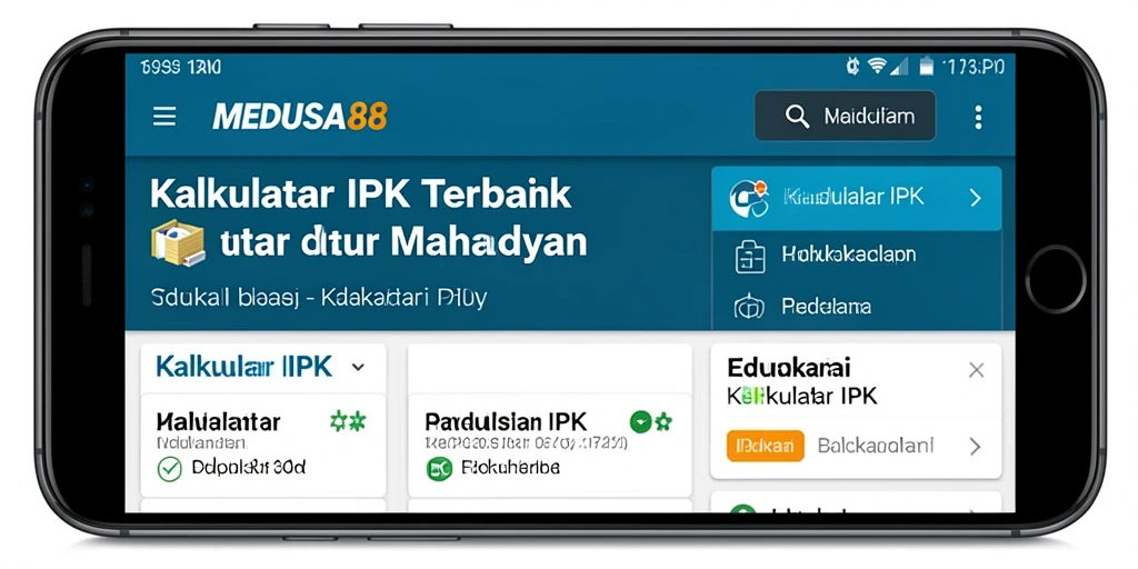 Antarmuka aplikasi MEDUSA88 yang sederhana dan mudah digunakan.