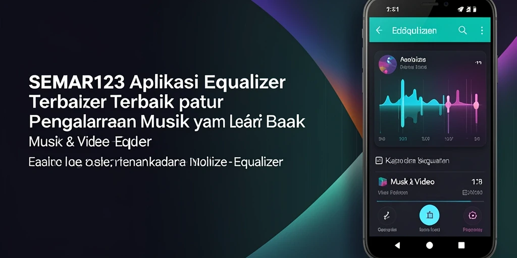 Antarmuka <strong>SEMAR123</strong> yang intuitif untuk mengatur Equalizer.