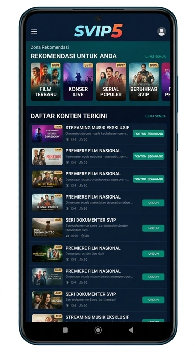 svip5 — Halaman Indeks Aplikasi Populer dan Kanal Uji Indonesia