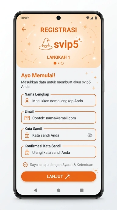 Panduan Membuat Akun Baru svip5 untuk Pengguna Android